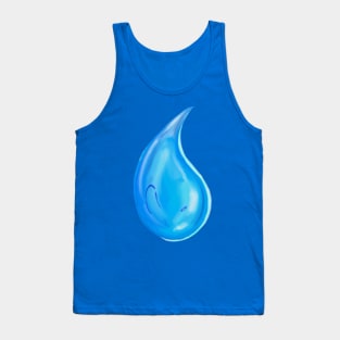 Pouring whale oil painting Tank Top